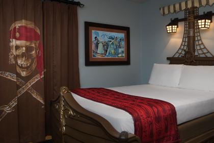 Disney's Caribbean Beach Resort Pirate Themed Room