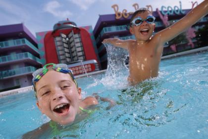 Disney's Pop Century Resort Pool area